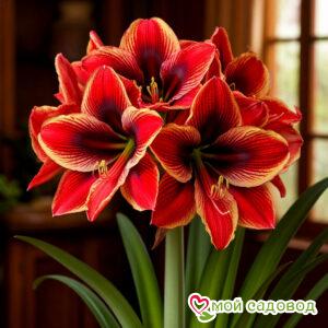 Амариллис Ред Лайон